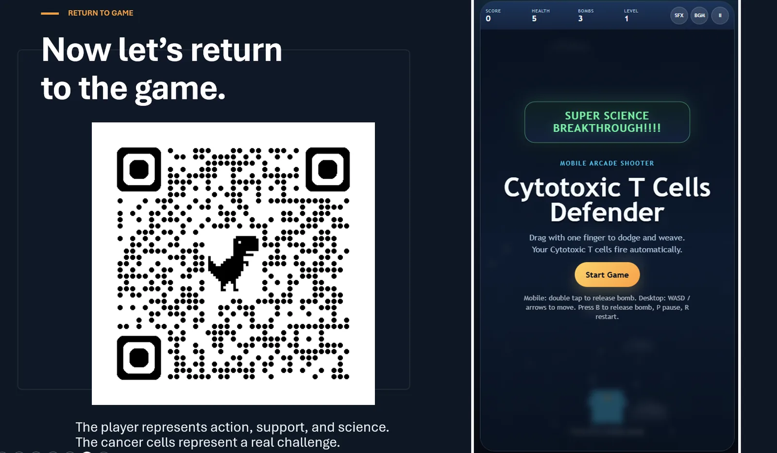 AI-enabled educational game interface